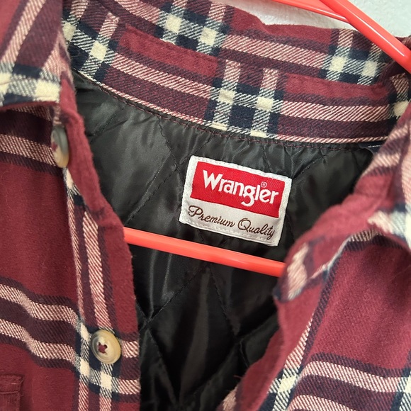 Wrangler Oversized Red Plaid Shacket - Picture 2 of 6